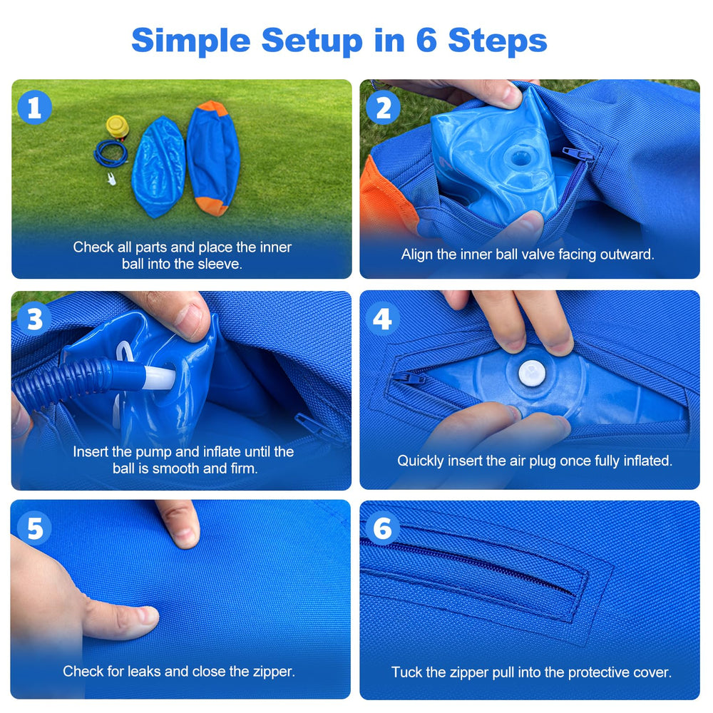 ZIDA herding ball 18inch anti-burst design enhances safety during play.