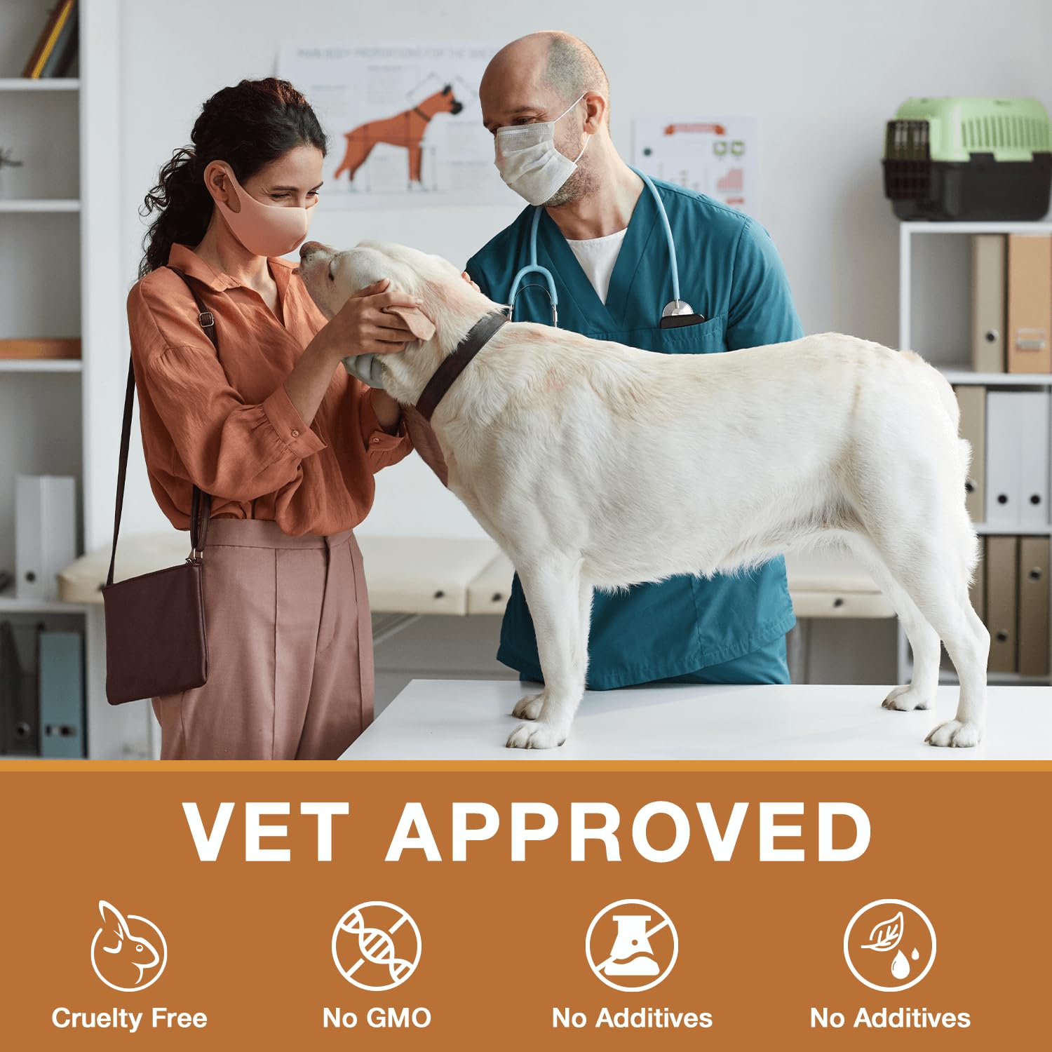 ZiehooGe hemp oil for dogs and cats organic USA-grown ingredients highlighted.
