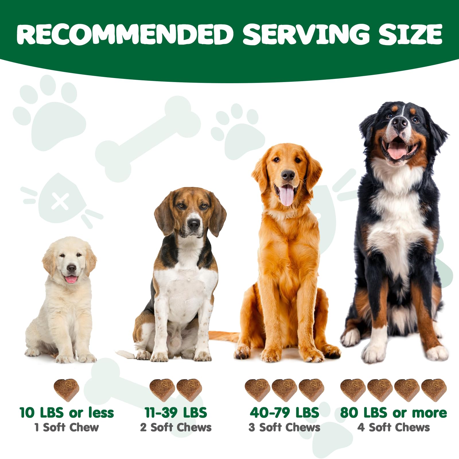 ziehooGe Calming Chews may help with barking during stressful situations.