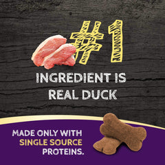 Zignature Duck Limited Ingredient Biscuit with pumpkin offers a wholesome snack option.
