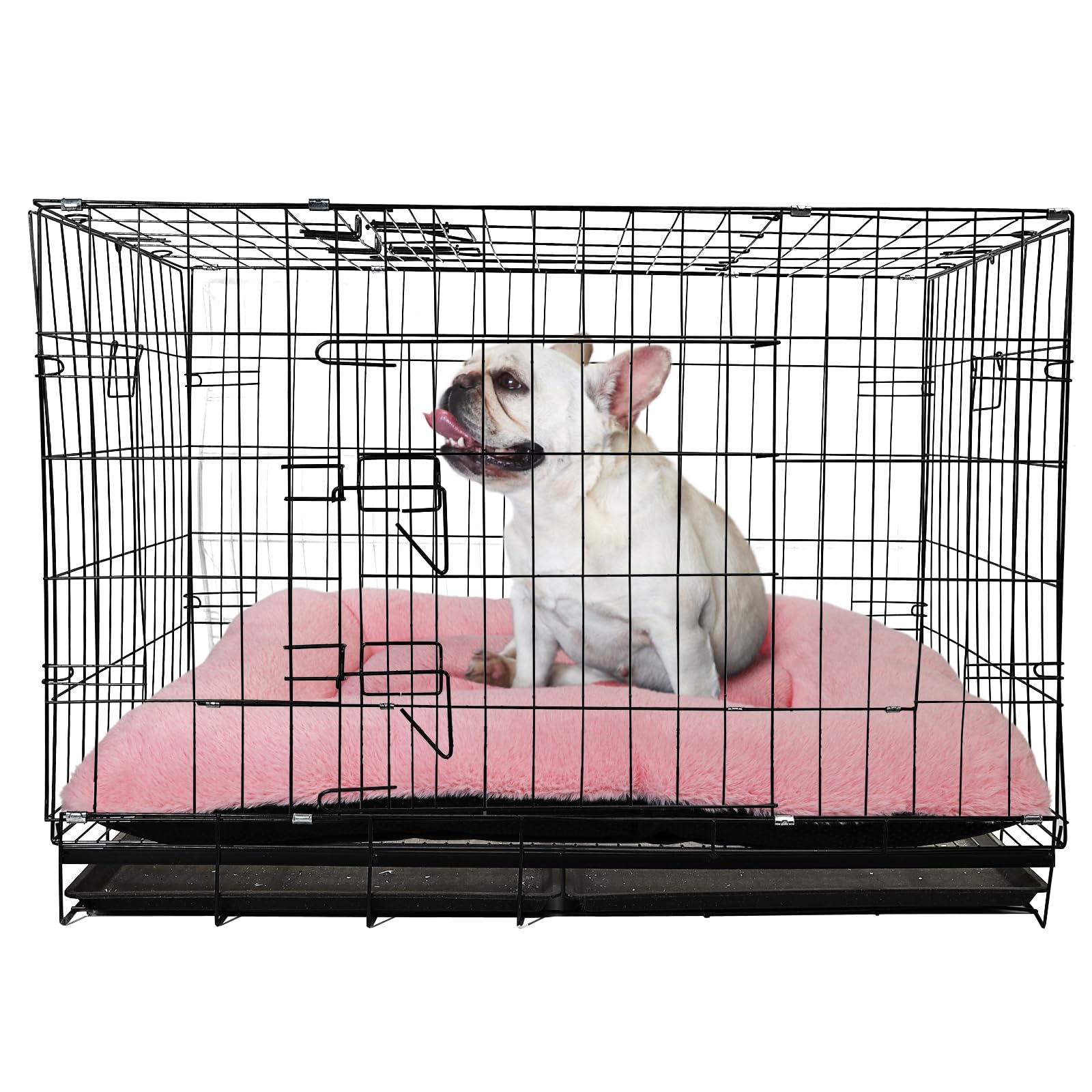 Zihapgpzp pink dog bed indoors-outdoors usage for versatile lounging.