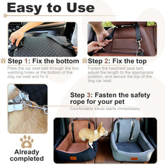 Zilemoon car seat with storage pockets keeps snacks and toys organized.