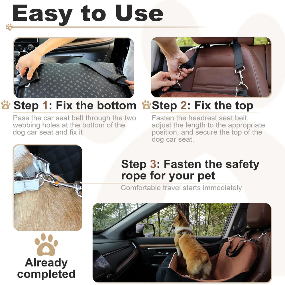 Zilemoon non-slip bottom—stays in place on fabric seats for steady rides.