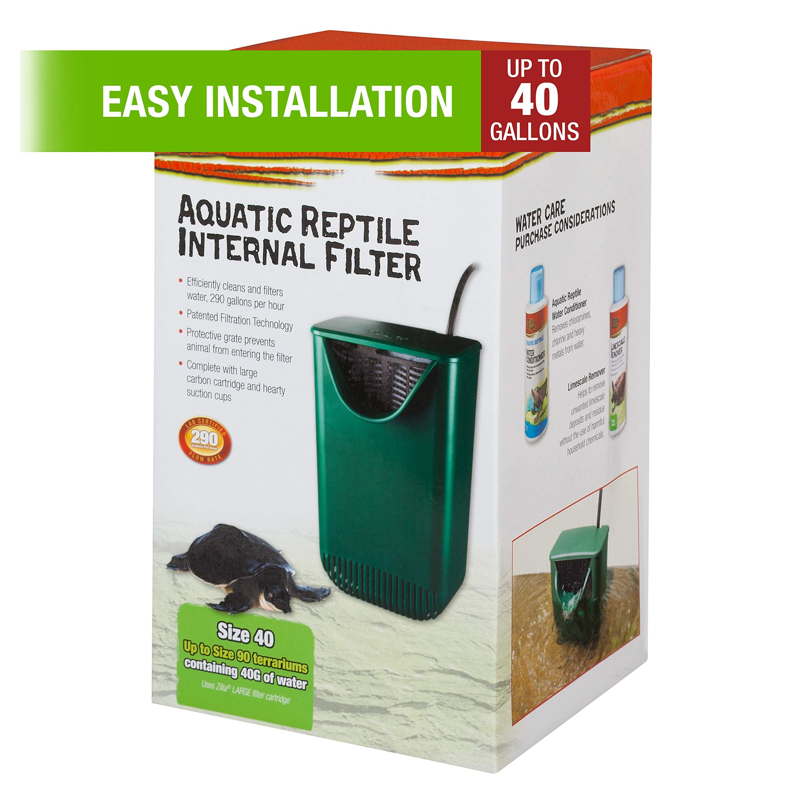 Zilla Aquactic protective grate blocks animal entry into filter
