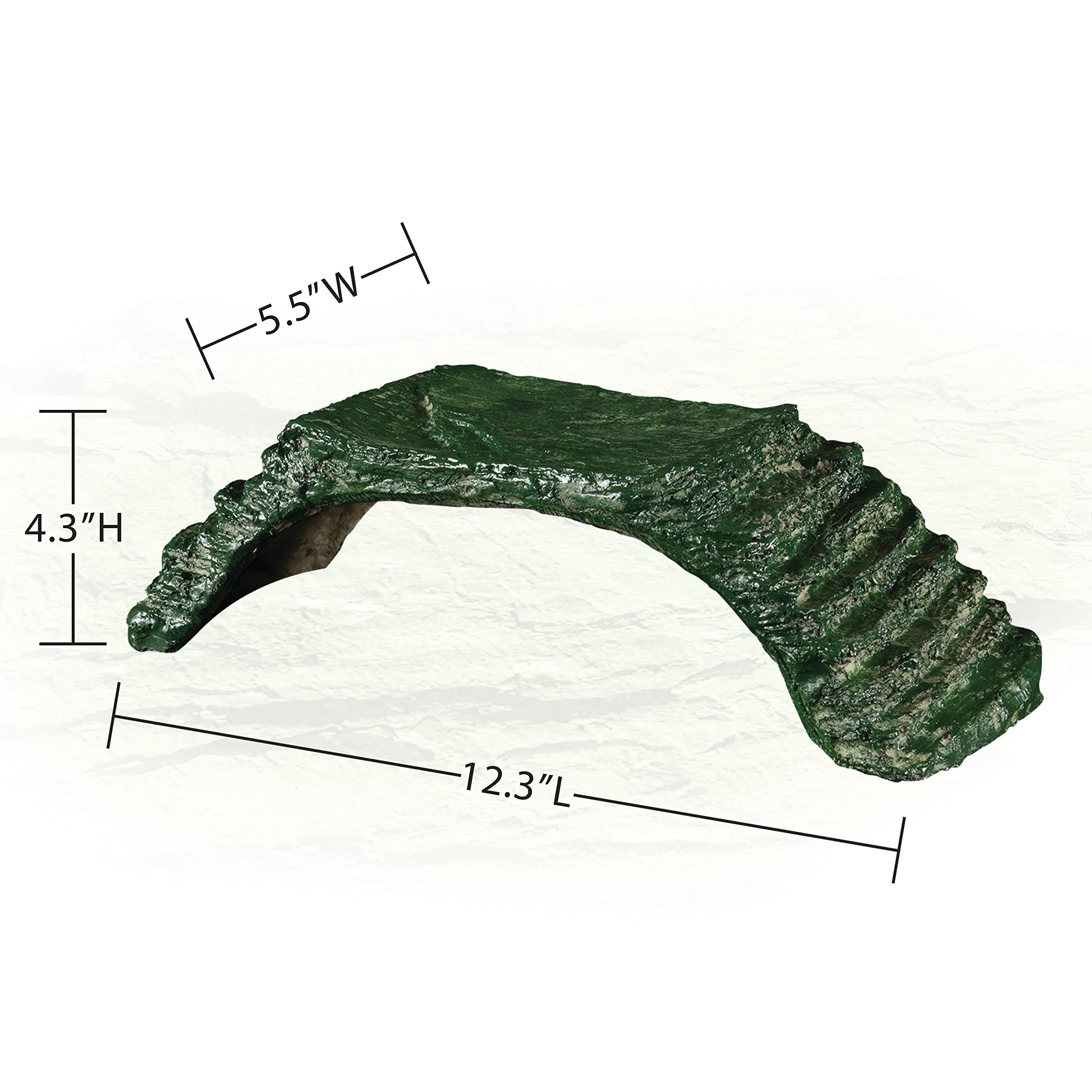 Zilla Basking Platform Ramps Small side view demonstrates stepped design aiding climbing and stability in terrarium