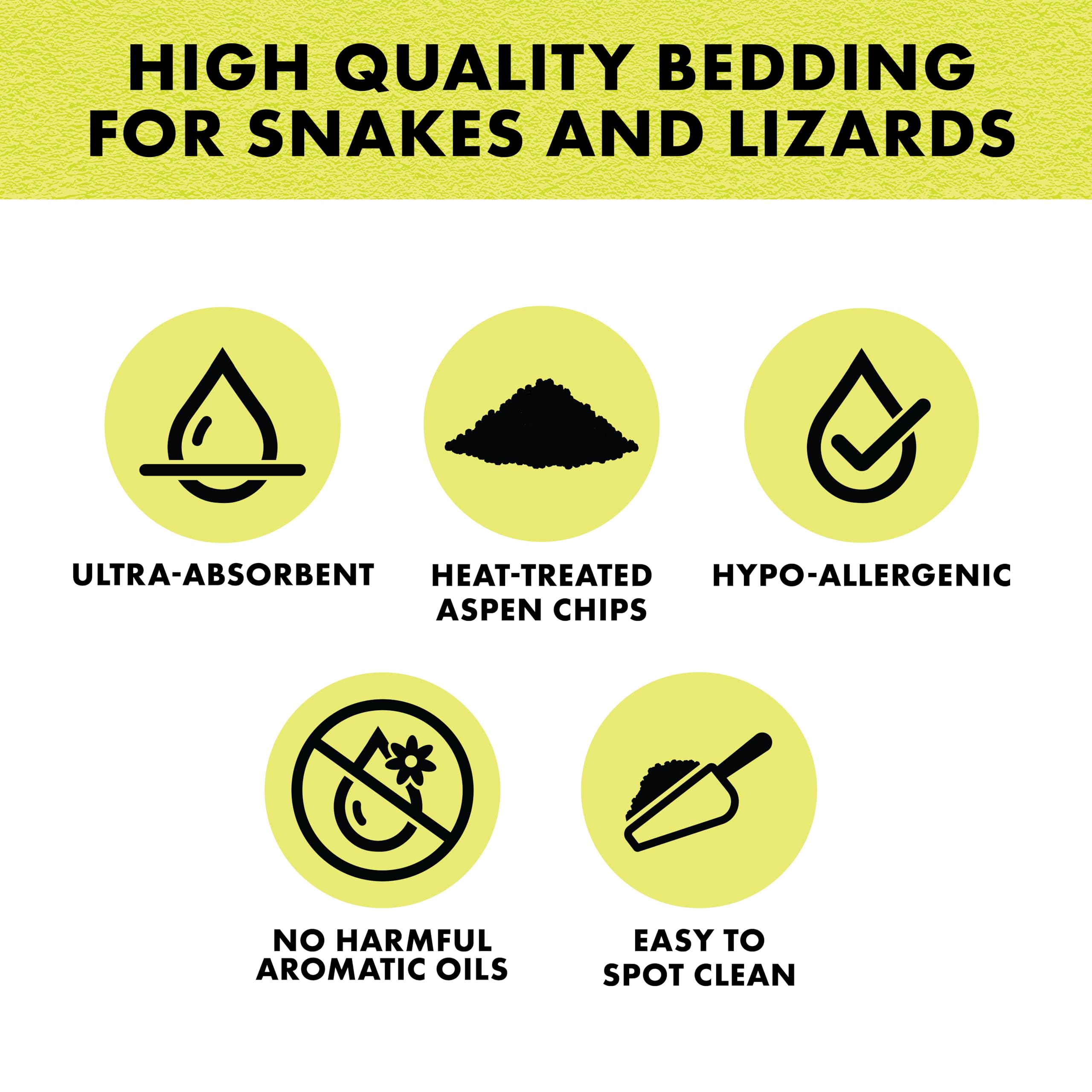 Zilla bedding hypoallergenic natural chips—safe for sensitive reptiles.