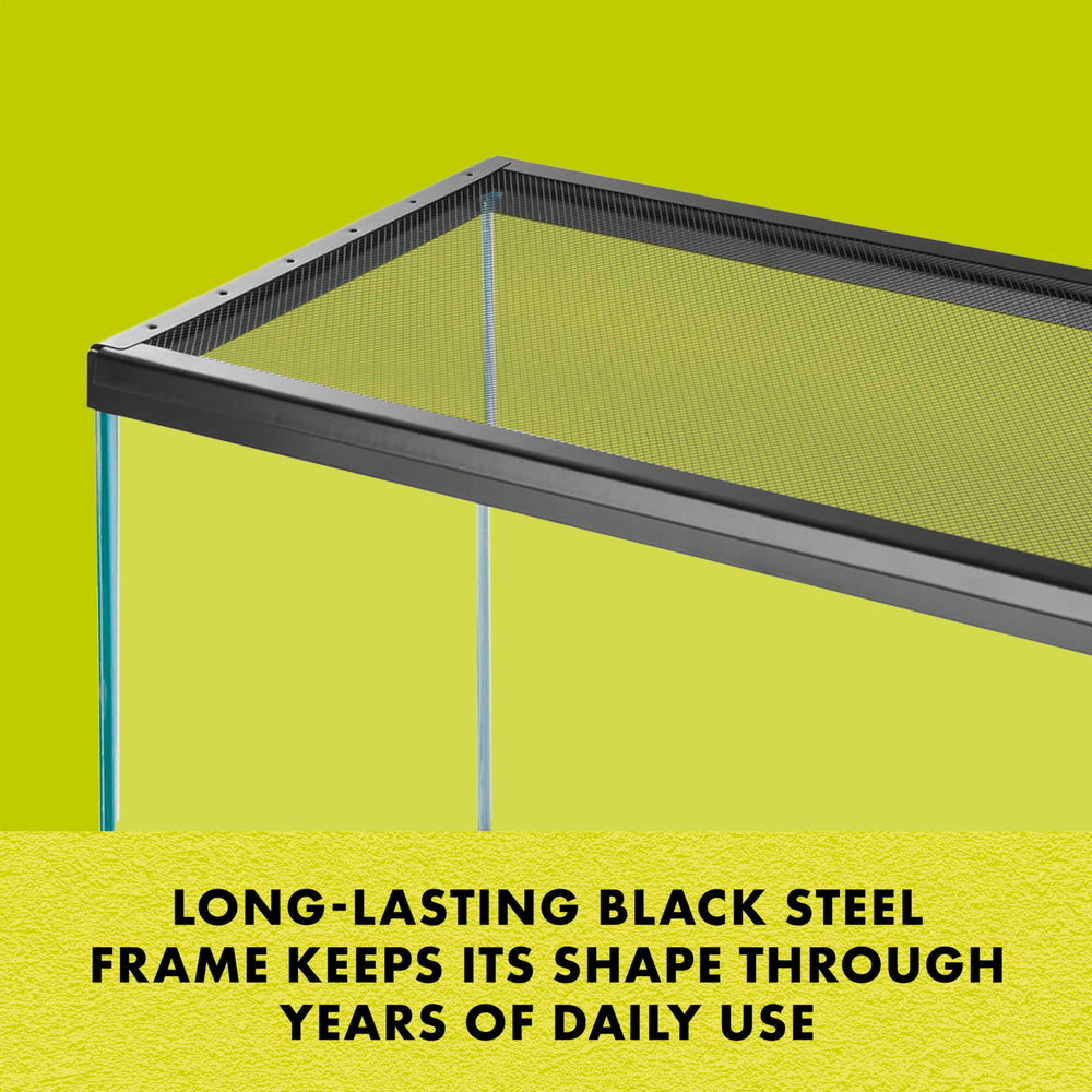 Zilla Fresh Air Screen Cover airflow design promotes essential ventilation in enclosures.