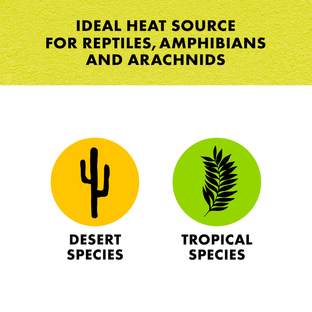 Zilla Heat Mat comes in mini, small, medium, large sizes for 10-20 gallon tanks.