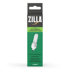 Zilla Mini Tropical bulb UVB output at 12 inches for tropical lighting.