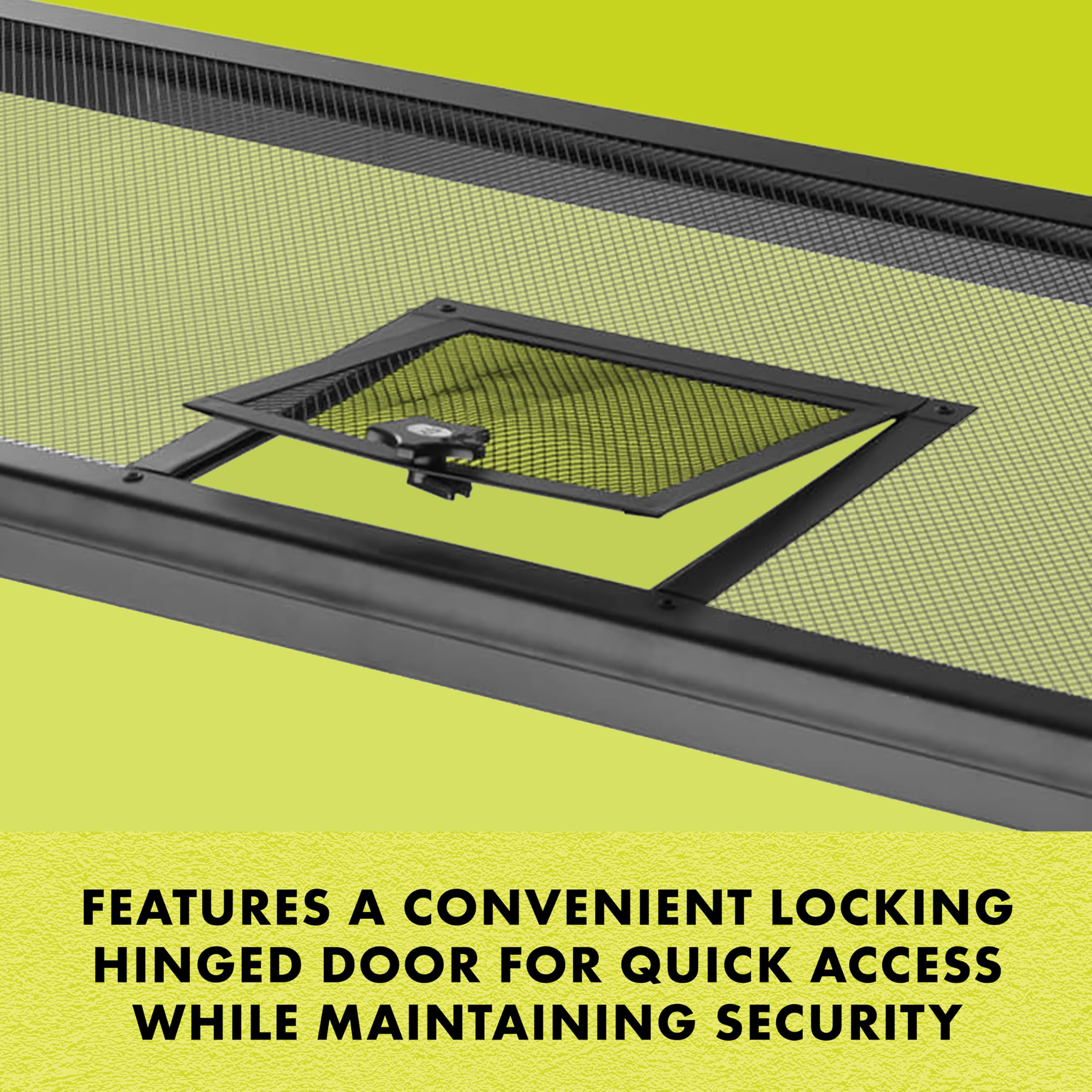 Zilla Pet Reptile screen cover durable frame holds its shape over years.