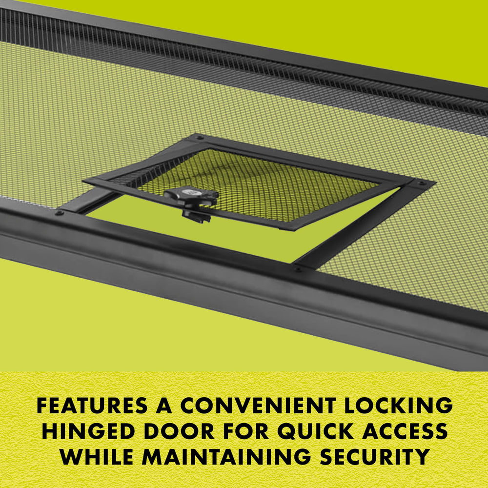Zilla Pet Reptile screen cover durable frame holds its shape over years.