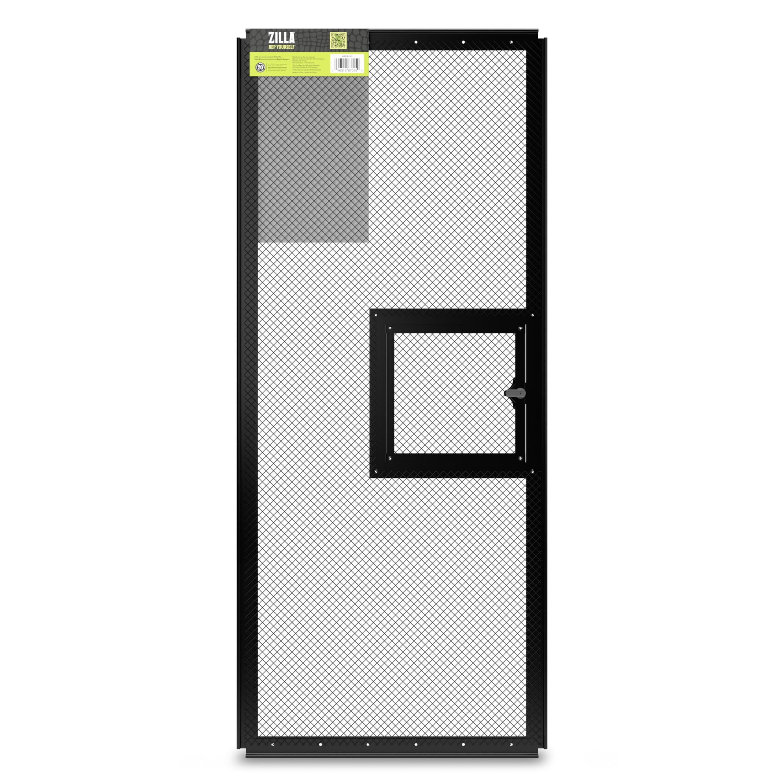 Zilla Pet Reptile screen cover easy-fed access on 30x12 setup.