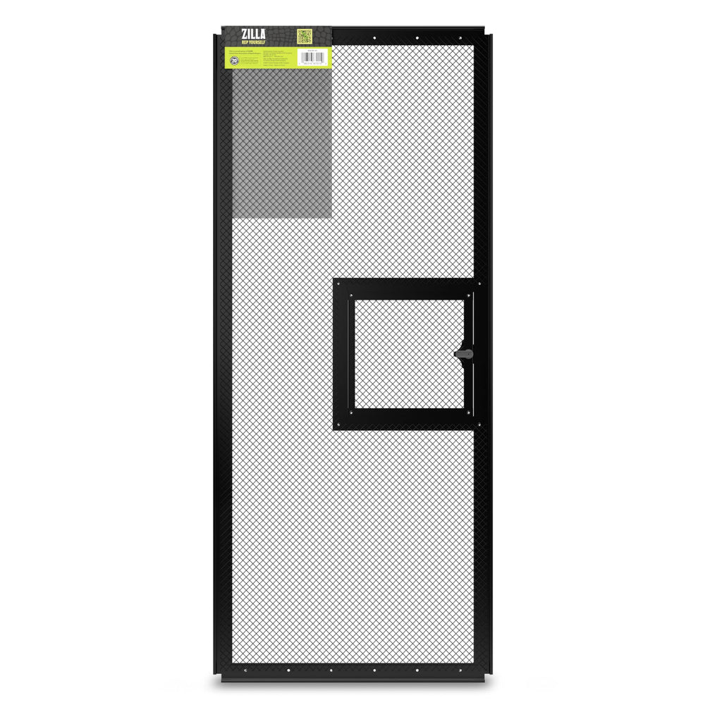 Zilla Pet Reptile screen cover easy-fed access on 30x12 setup.
