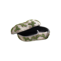 Zilla Pet Terrarium Rock Lair moss texture close-up emphasizes natural camouflage and grip