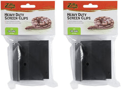 Zilla heavy-duty screen clip securing terrarium cover on large enclosures for reliable enclosure safety