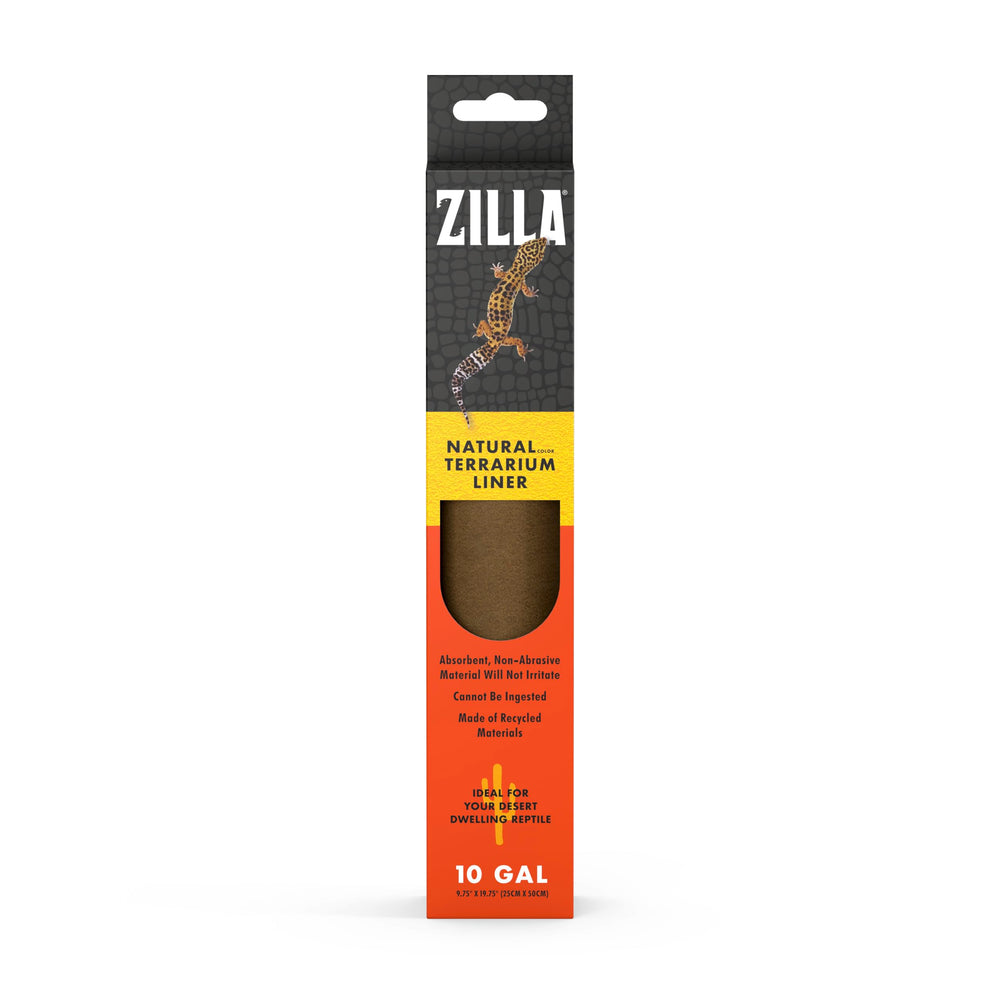 Zilla terrarium liner brown roll offers a safe, low-maintenance bedding option for reptiles.