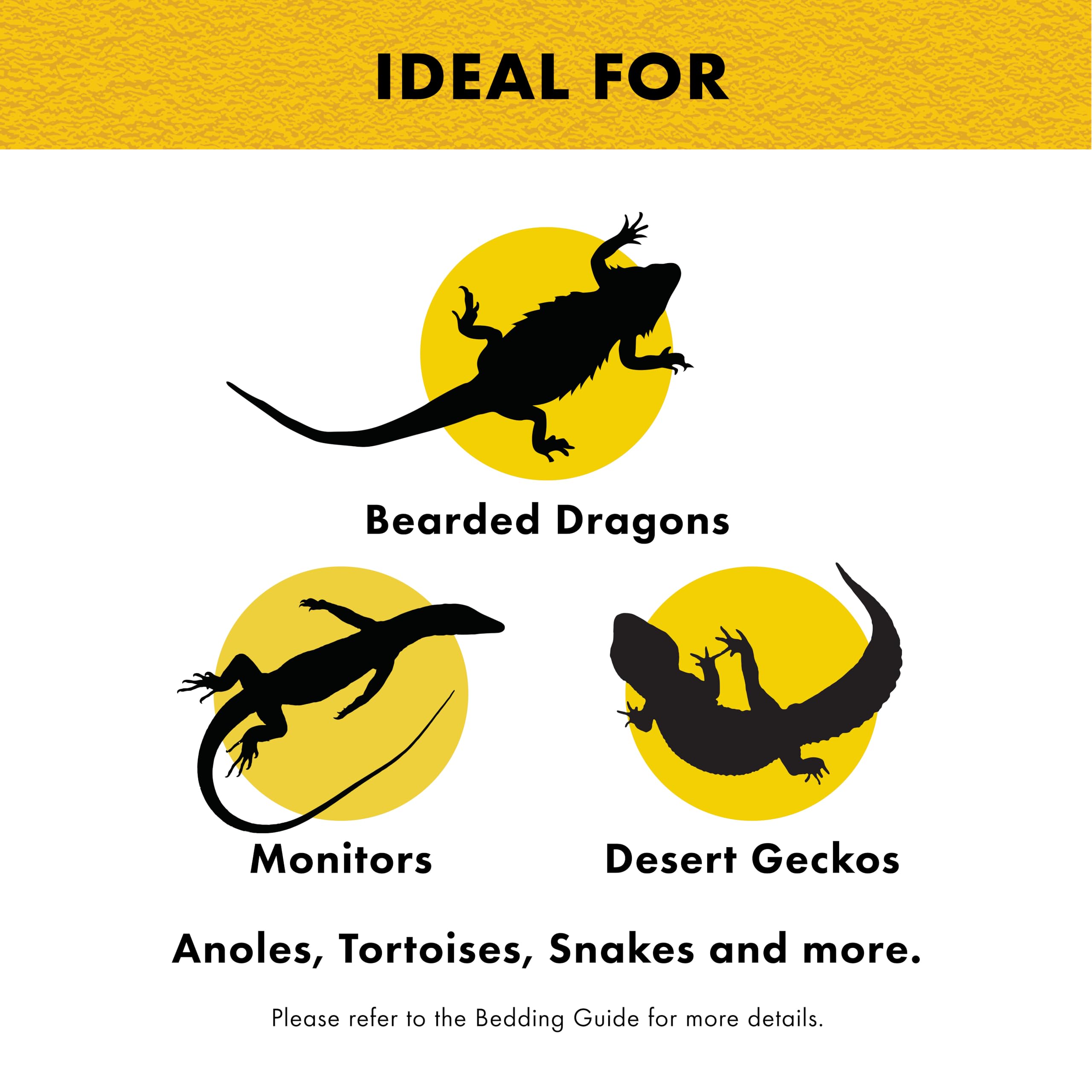 Zilla terrarium liner odor-reduction feature helps keep habitats fresh.