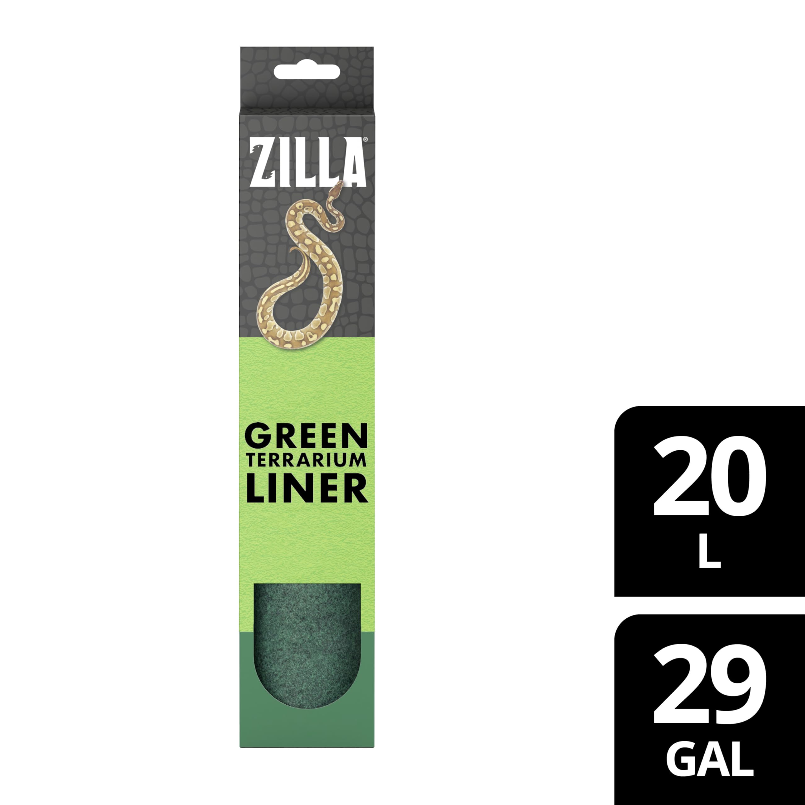 Zilla terrarium liner available in sizes and colors for customization