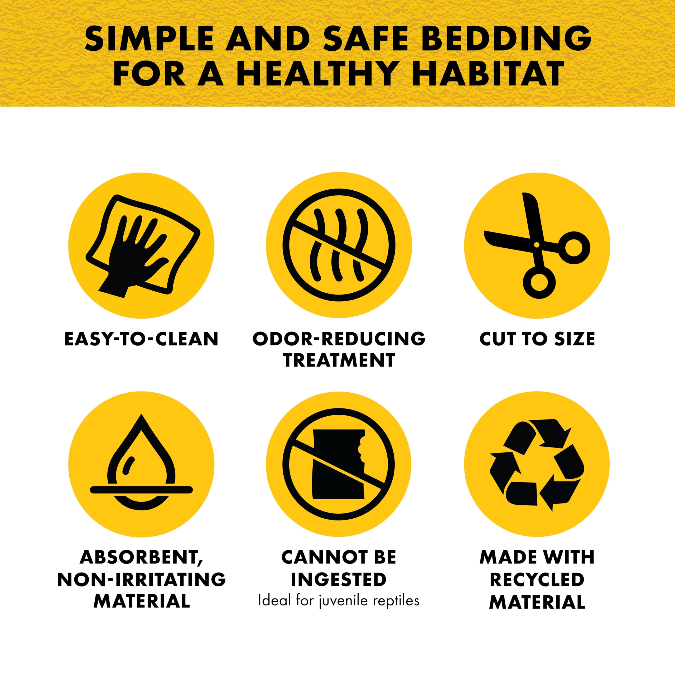 Zilla terrarium liner cut-to-size demonstrates easy installation for a custom-fit terrarium floor.