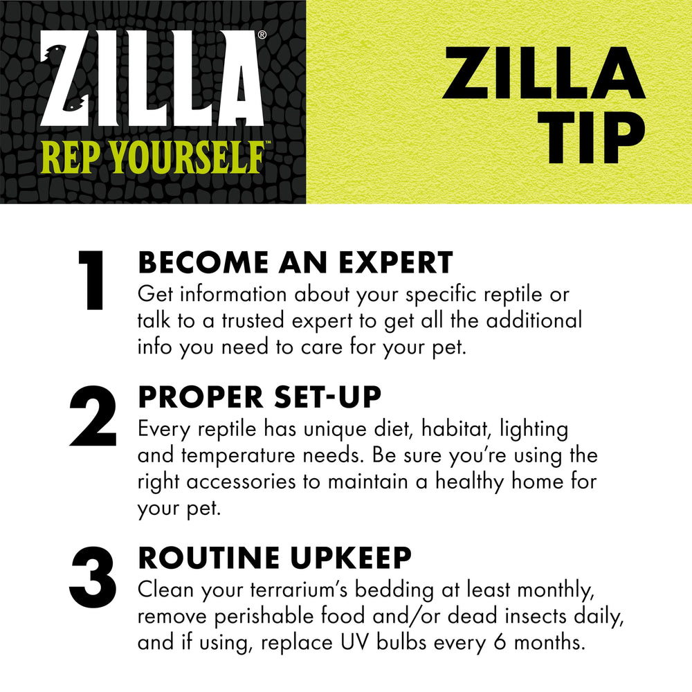 Zilla terrarium liner juvenile-use shows a safe option for young reptiles.