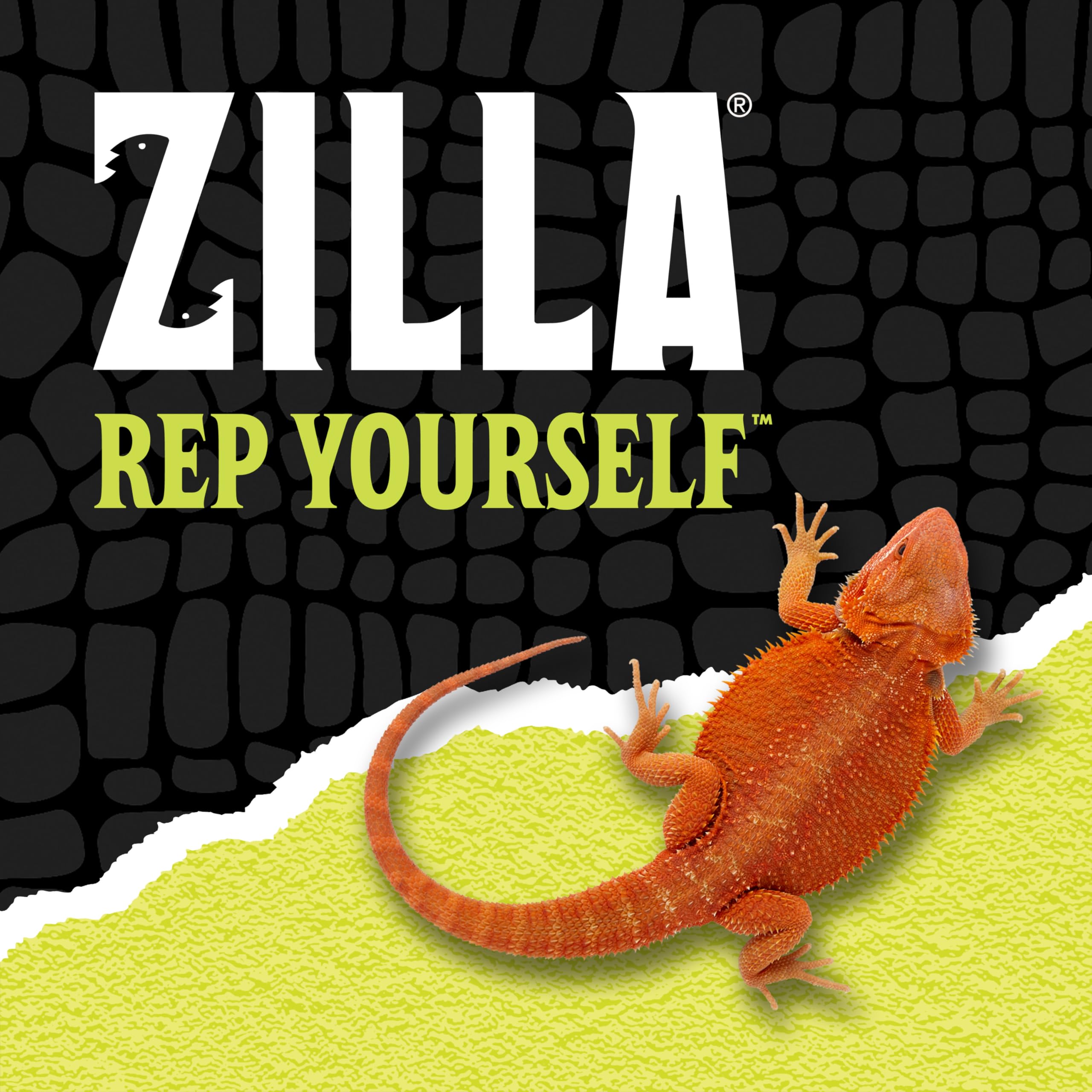 Zilla terrarium top-mount-fixture demonstrates secure fit atop screen covers for efficient heating.