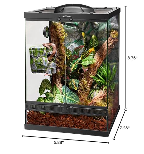 Zilla Vertical Decor Rock Cave detailed surface adds natural visual depth