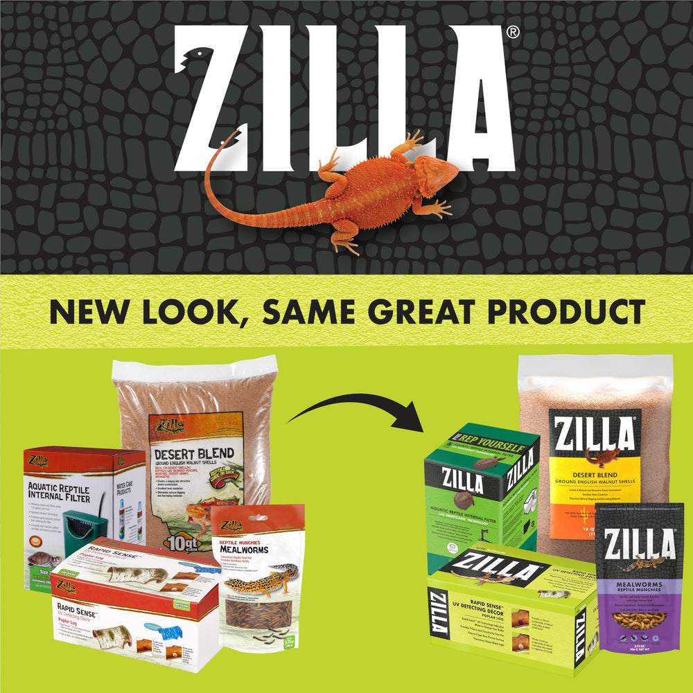 Zilla Vertical Decor Rock Cave setup for terrariums enhances basking and hiding spots