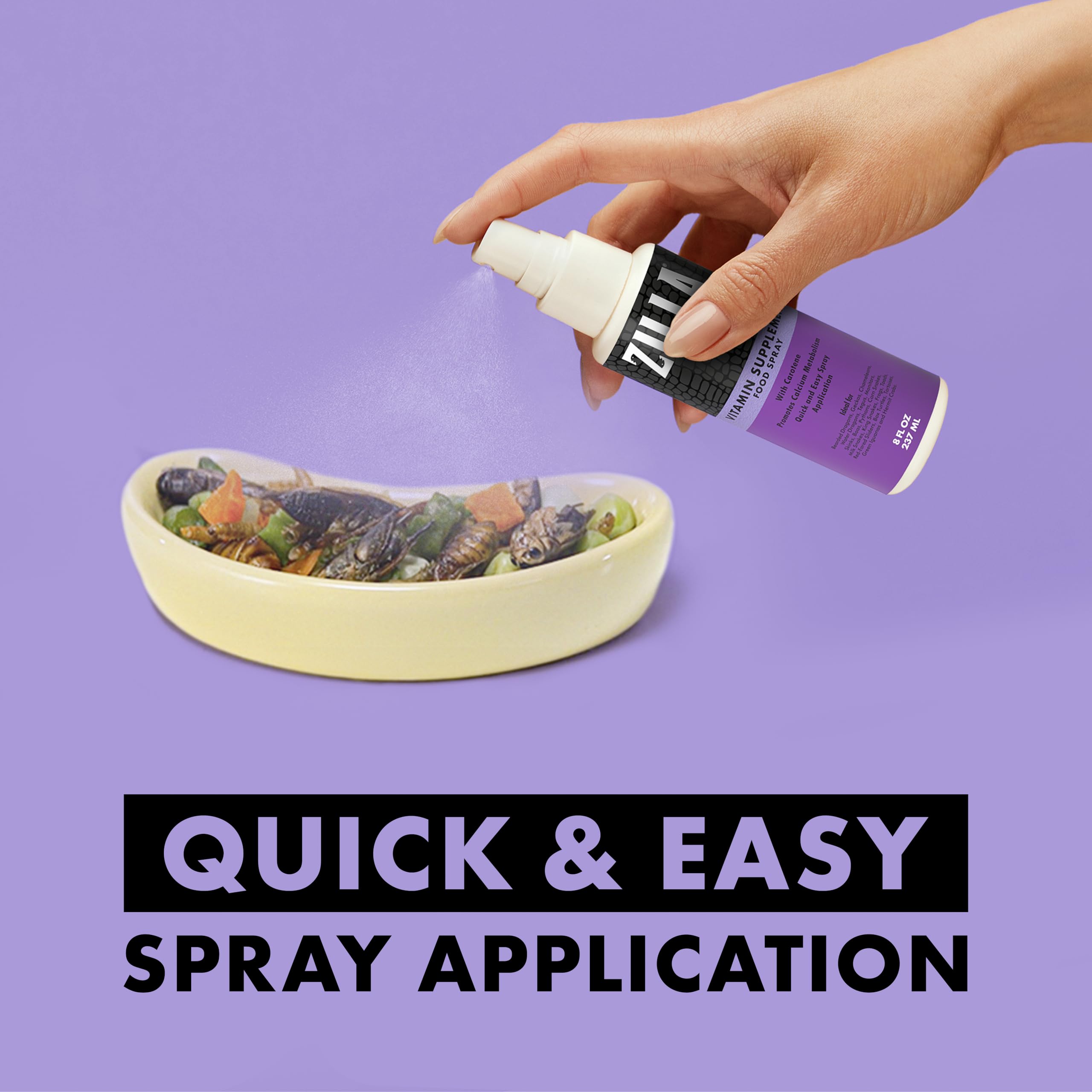 Zilla vitamin supplement calcium metabolism support for reptiles.