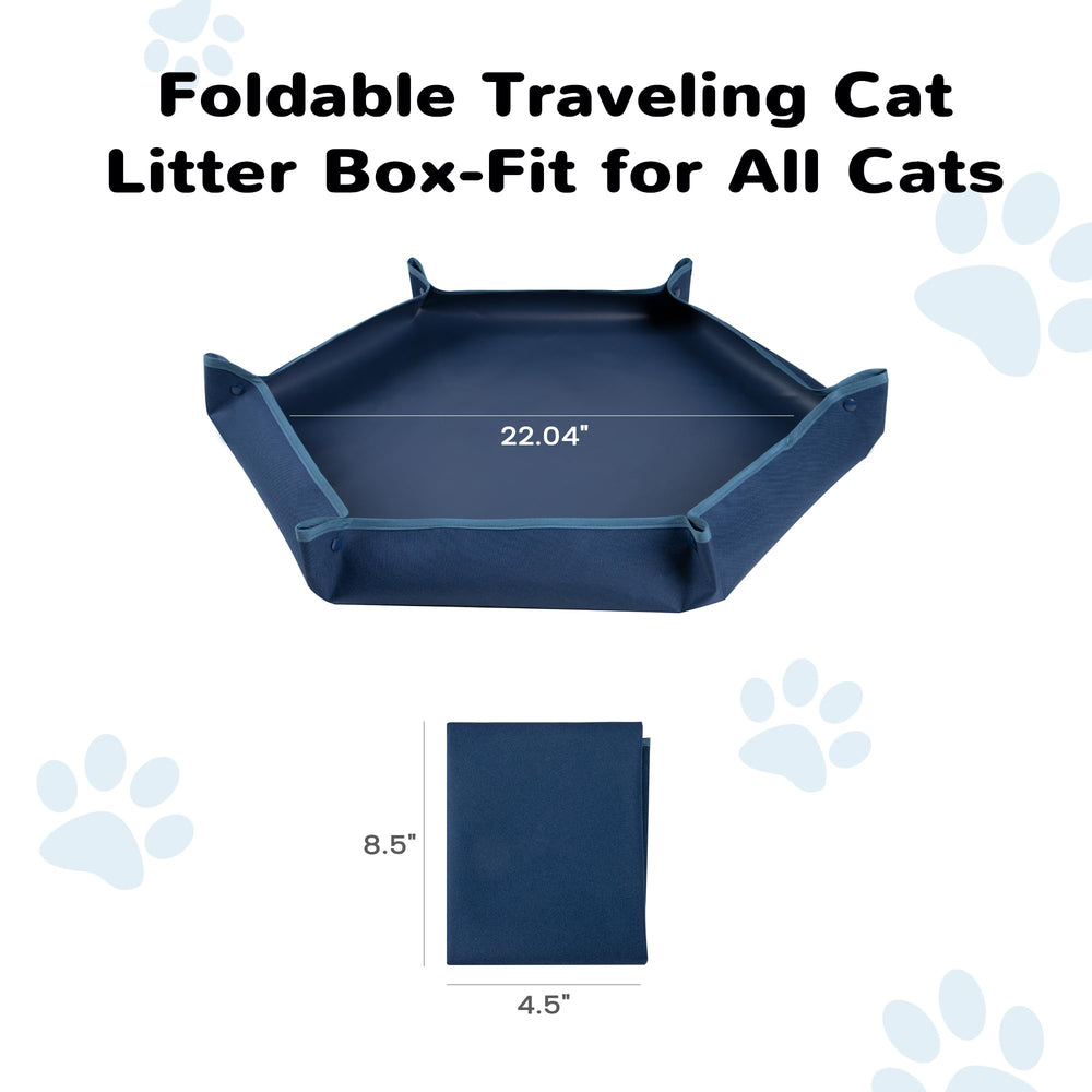 ZINGTERRA travel litter box 29.5-inch dimensions suggest main destination option for cats