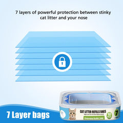 Zippland AirSeal design traps odors inside the bag for a cleaner home.