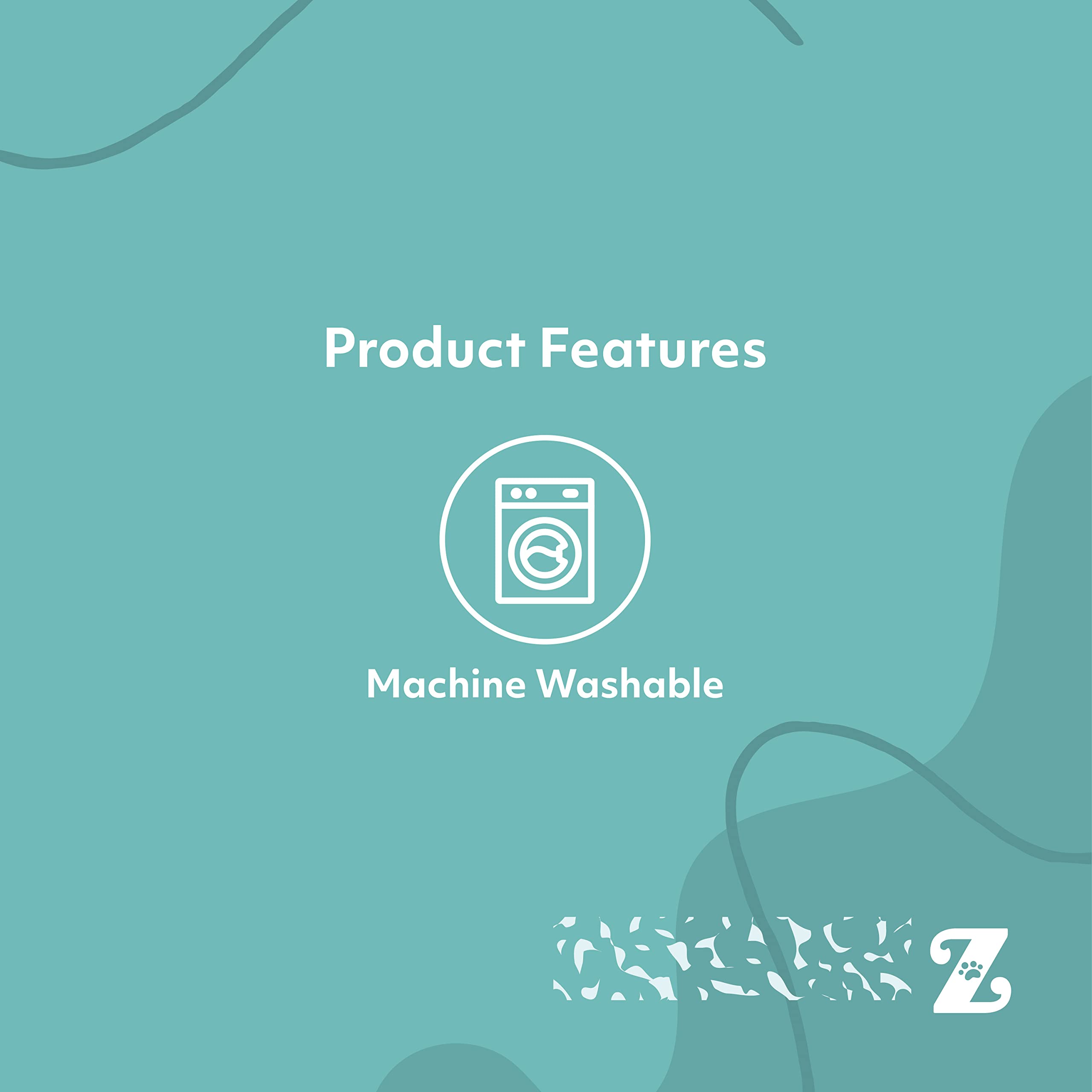 ZippyPaws Burrow washable housing shows easy machine-wash care.