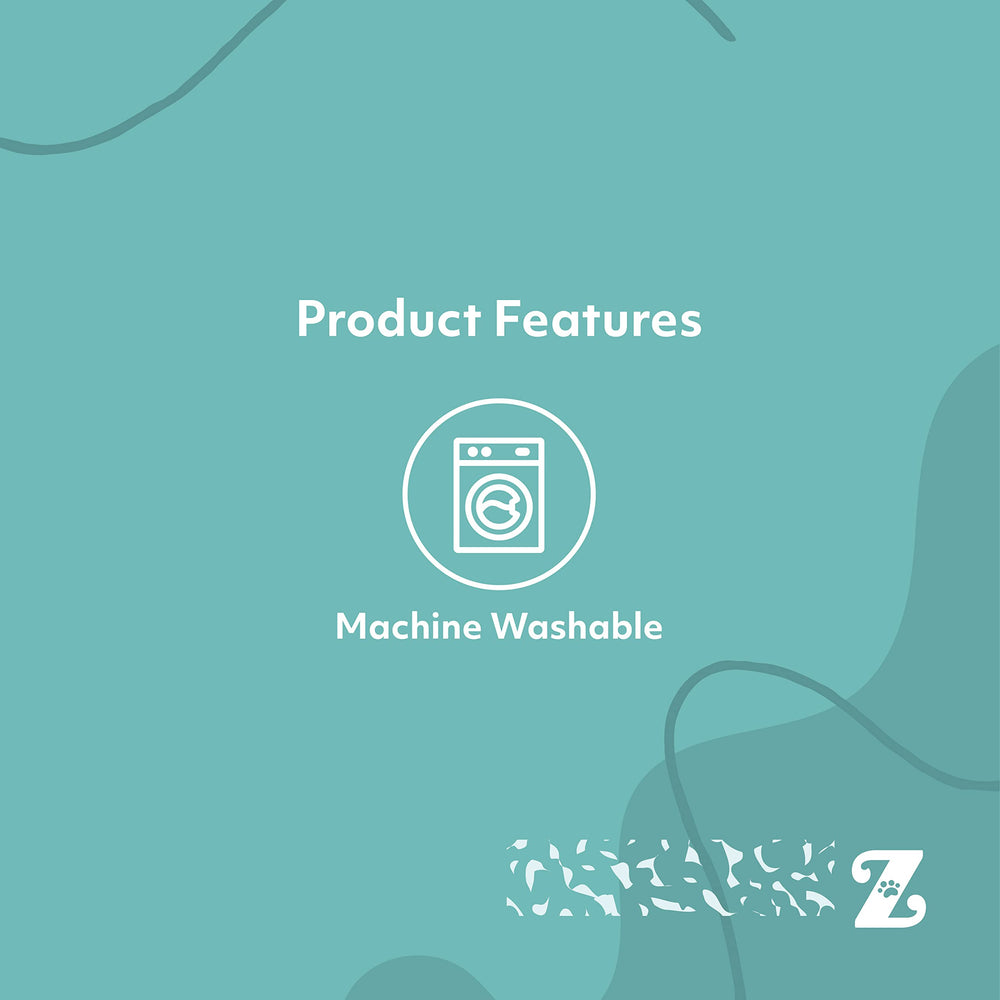 ZippyPaws Burrow washable housing shows easy machine-wash care.
