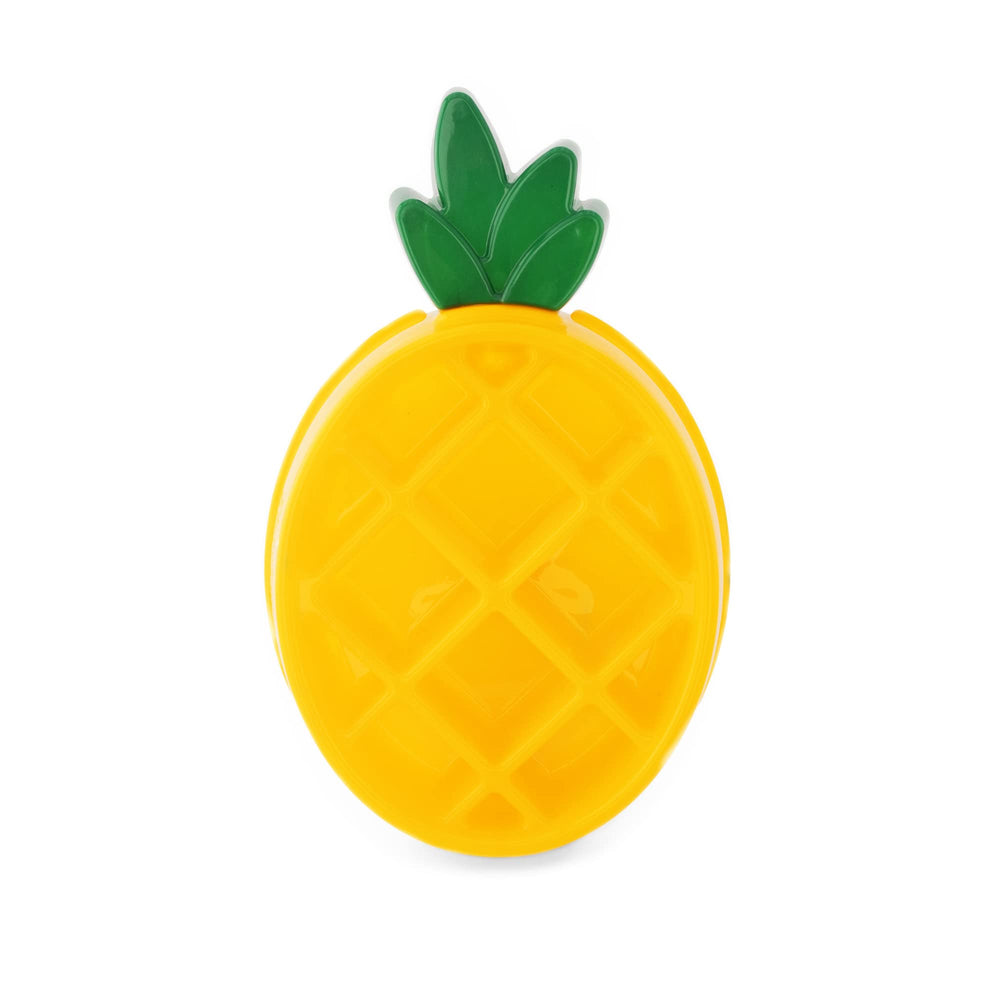 ZippyPaws Happy Bowl pineapple-design slows meals for healthier pacing