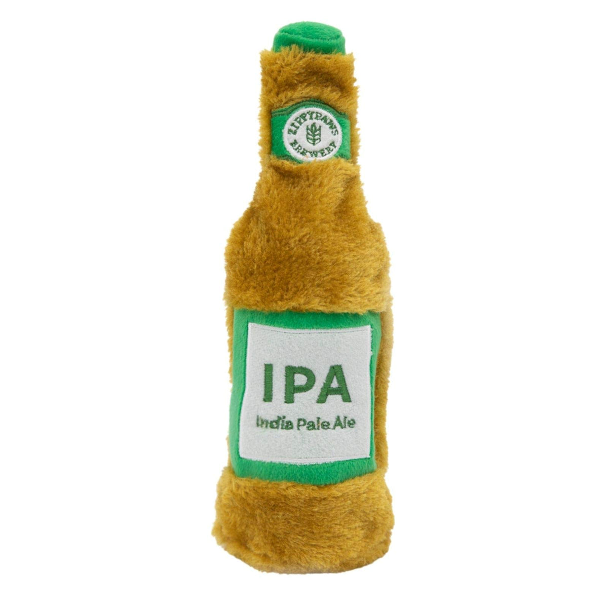 ZippyPaws Happy Hour Crusherz no-stuffing design with crunchy texture for durable play.
