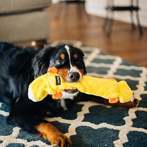 ZippyPaws Jigglerz Duck puppy snuggle – soft, cozy toy for nap time