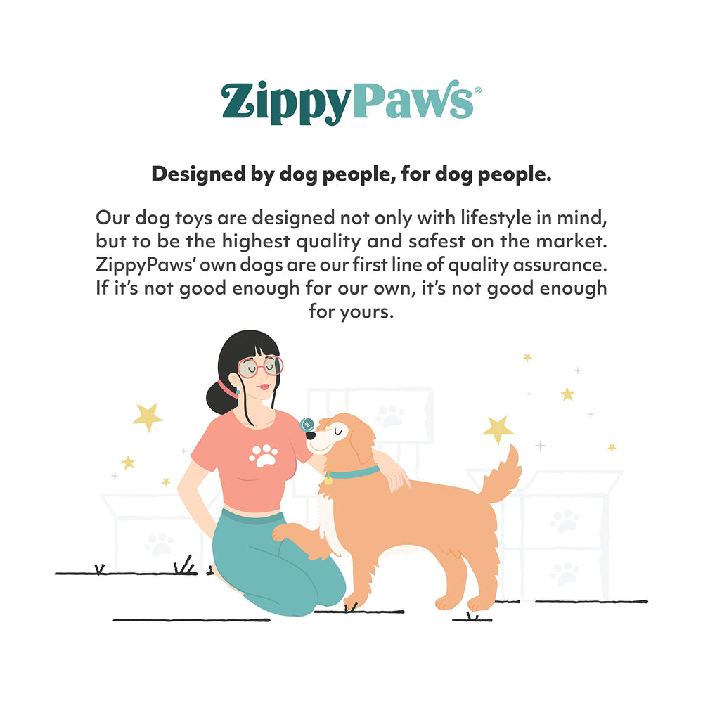 ZippyPaws Latex Donutz medium-dog play-ready donut toy
