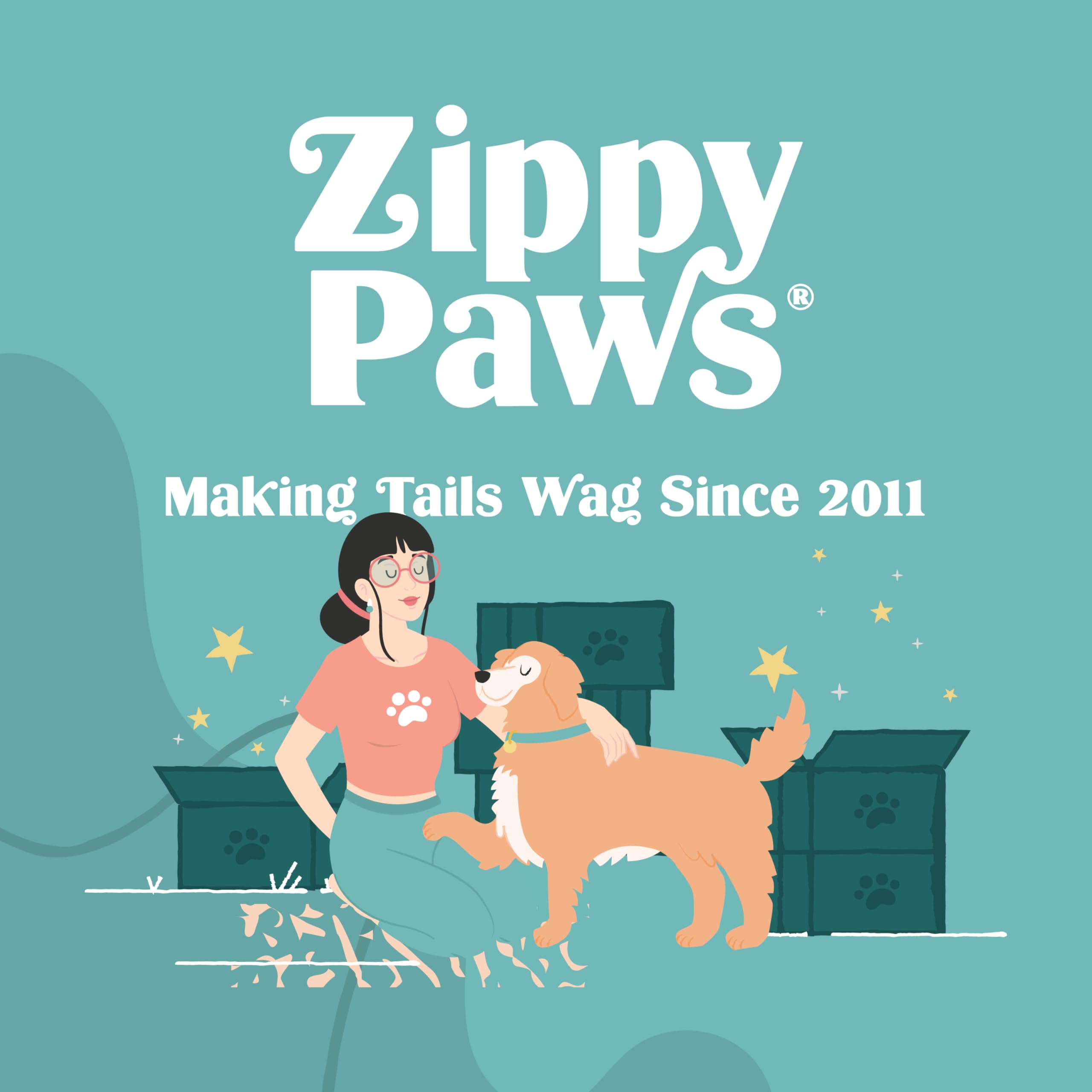 ZippyPaws Loopy packaging-friendly toy reduces cleanup mess