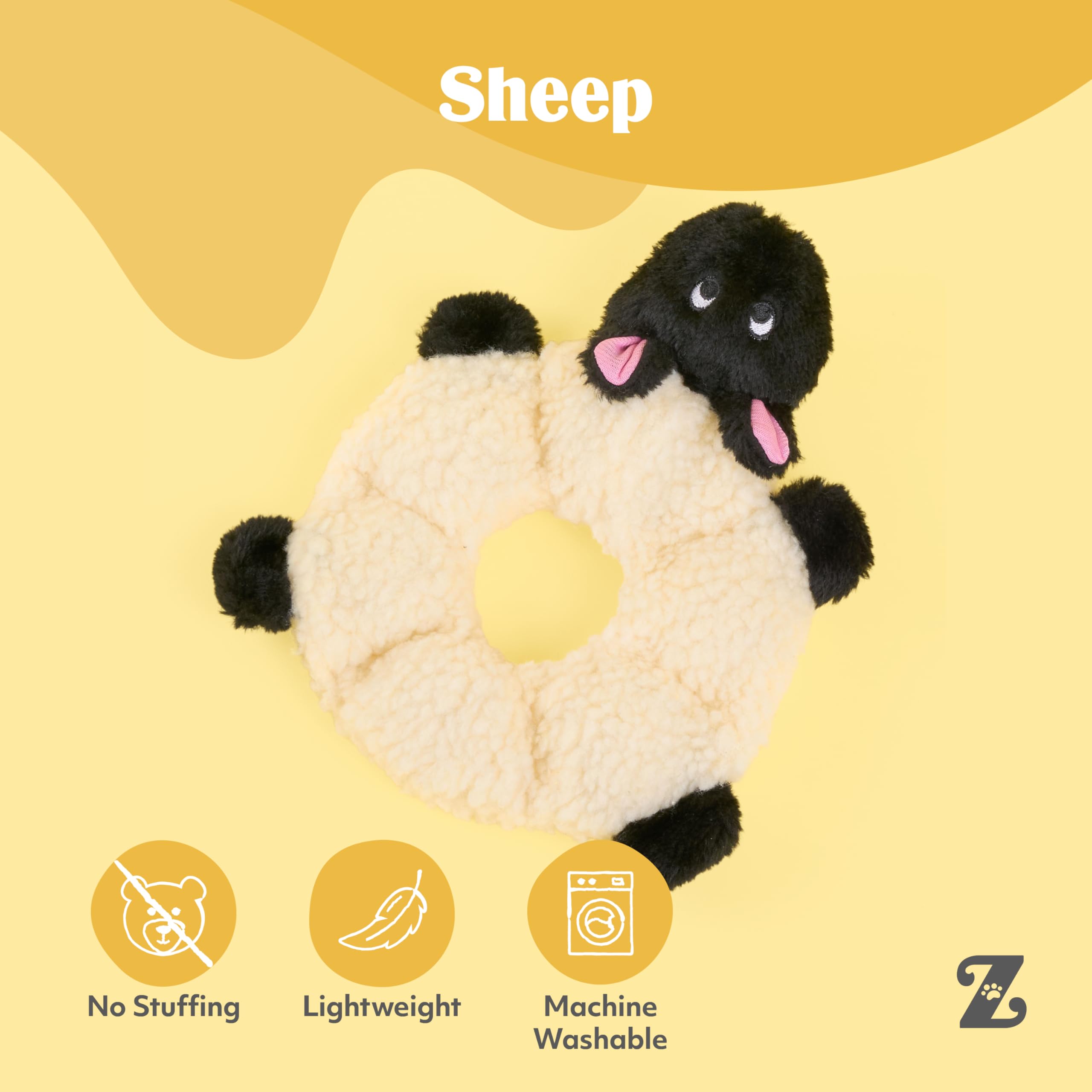 ZippyPaws Loopy soft plush texture offers cuddly comfort