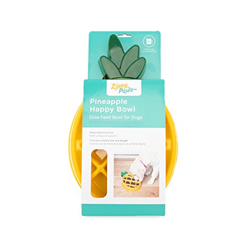 ZippyPaws Happy Bowl puzzle-mealtime engages dogs during feeding