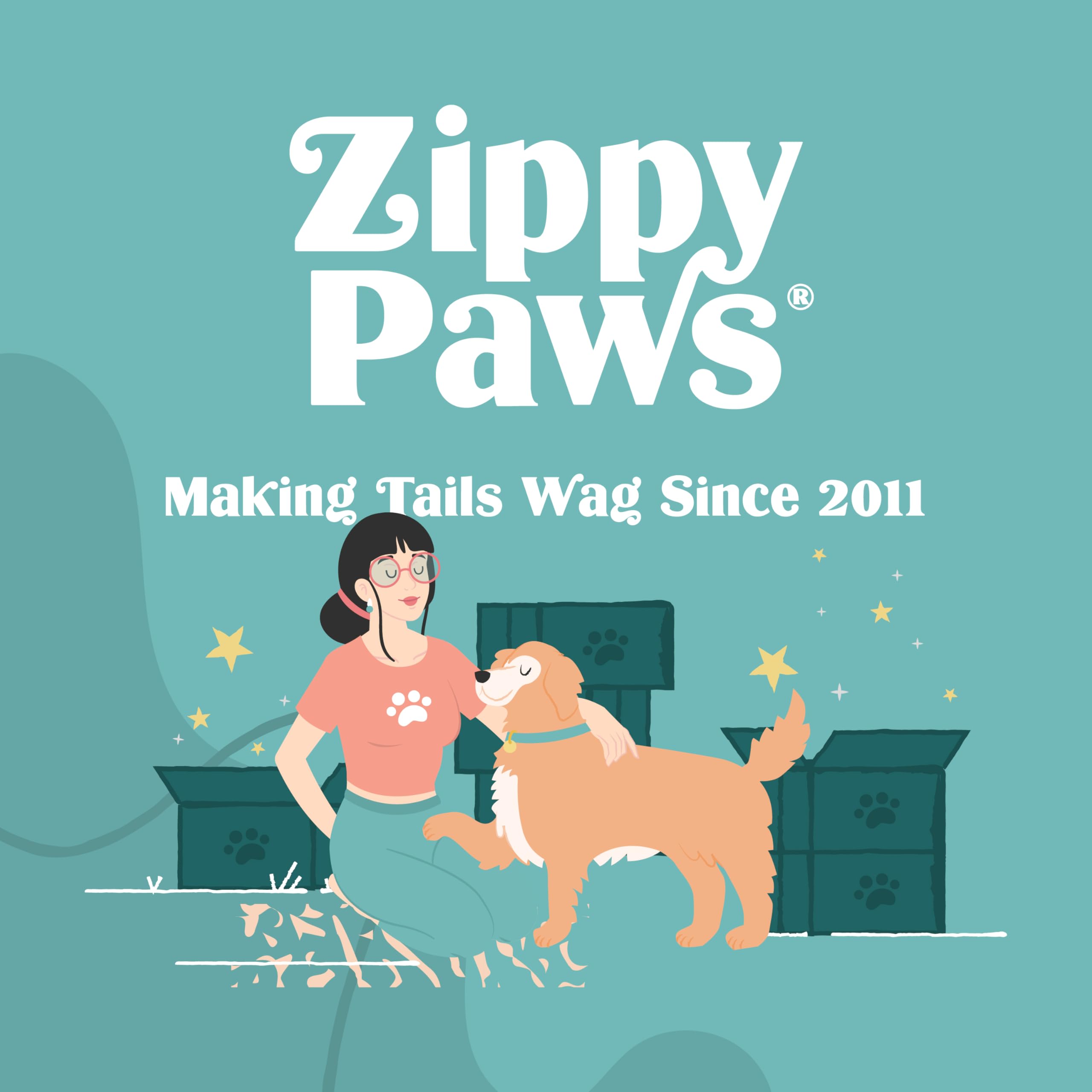 ZippyPaws Spencer plush toy on the go demonstrates portable dog companionship.
