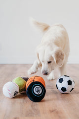ZippyPaws SportsBallz durable multi-layer fabric stands up to play
