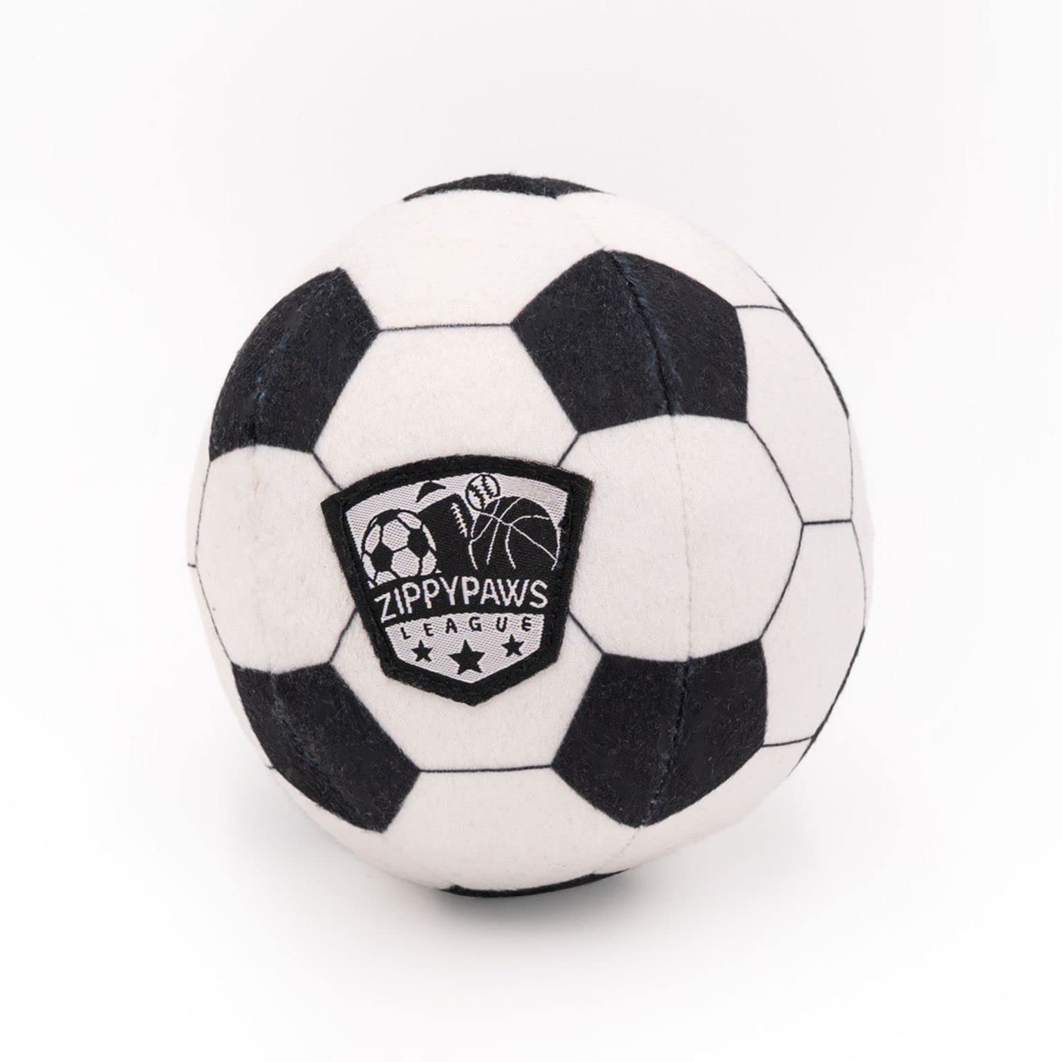 ZippyPaws SportsBallz soccer ball patch for game day play with dogs