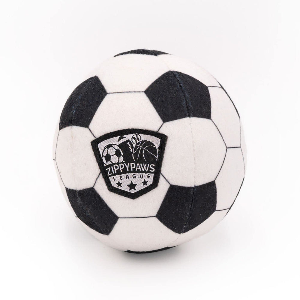 ZippyPaws SportsBallz soccer ball patch for game day play with dogs