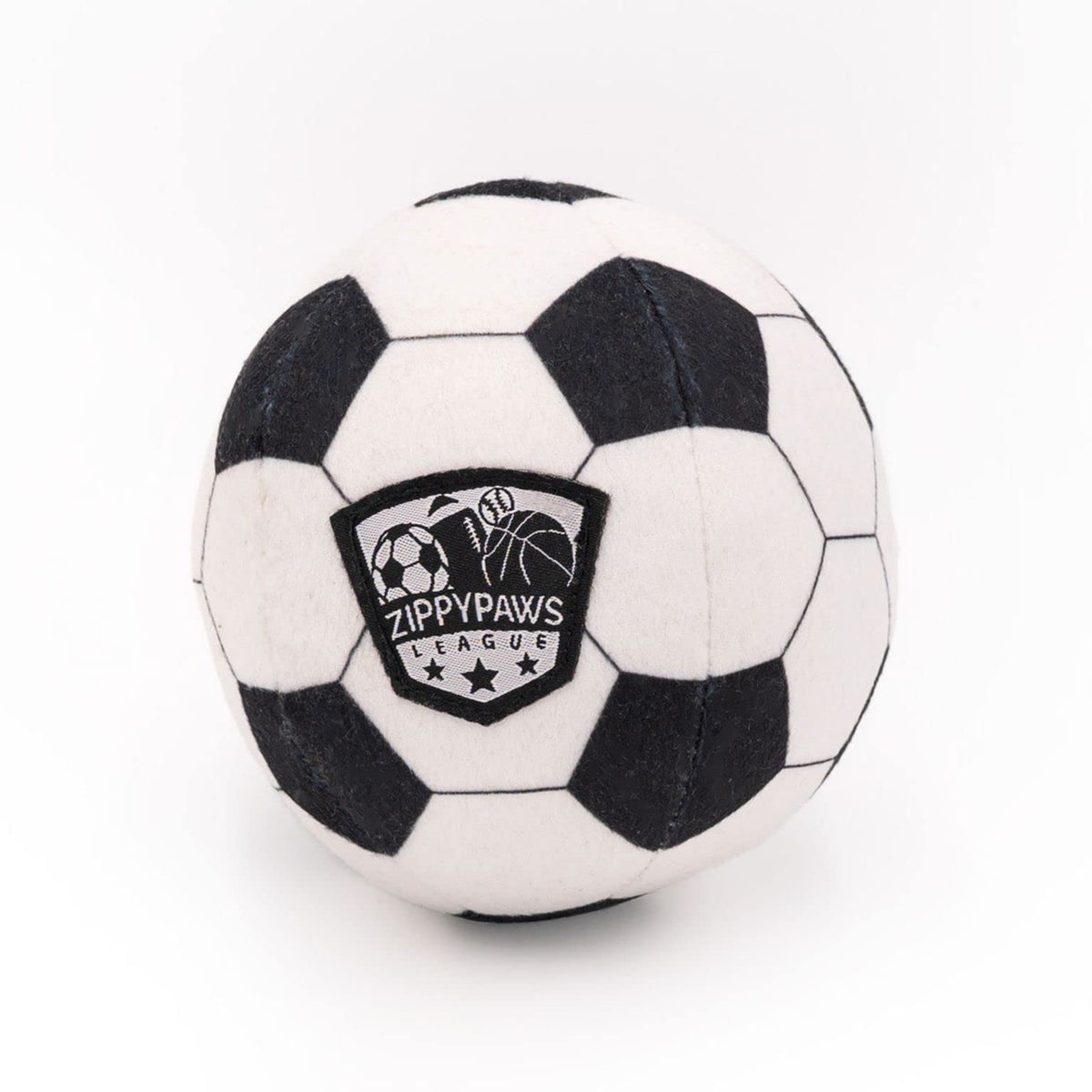 ZippyPaws SportsBallz soccer ball patch for game day play with dogs