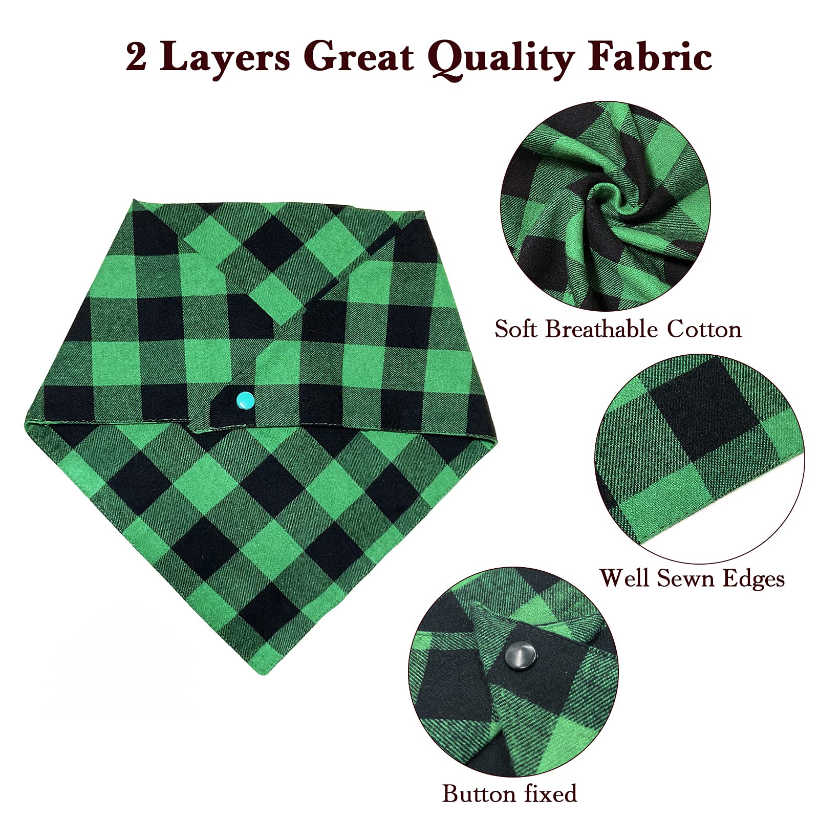 ZIRVYIR dog bandana is machine washable for easy cleanup after outdoor play