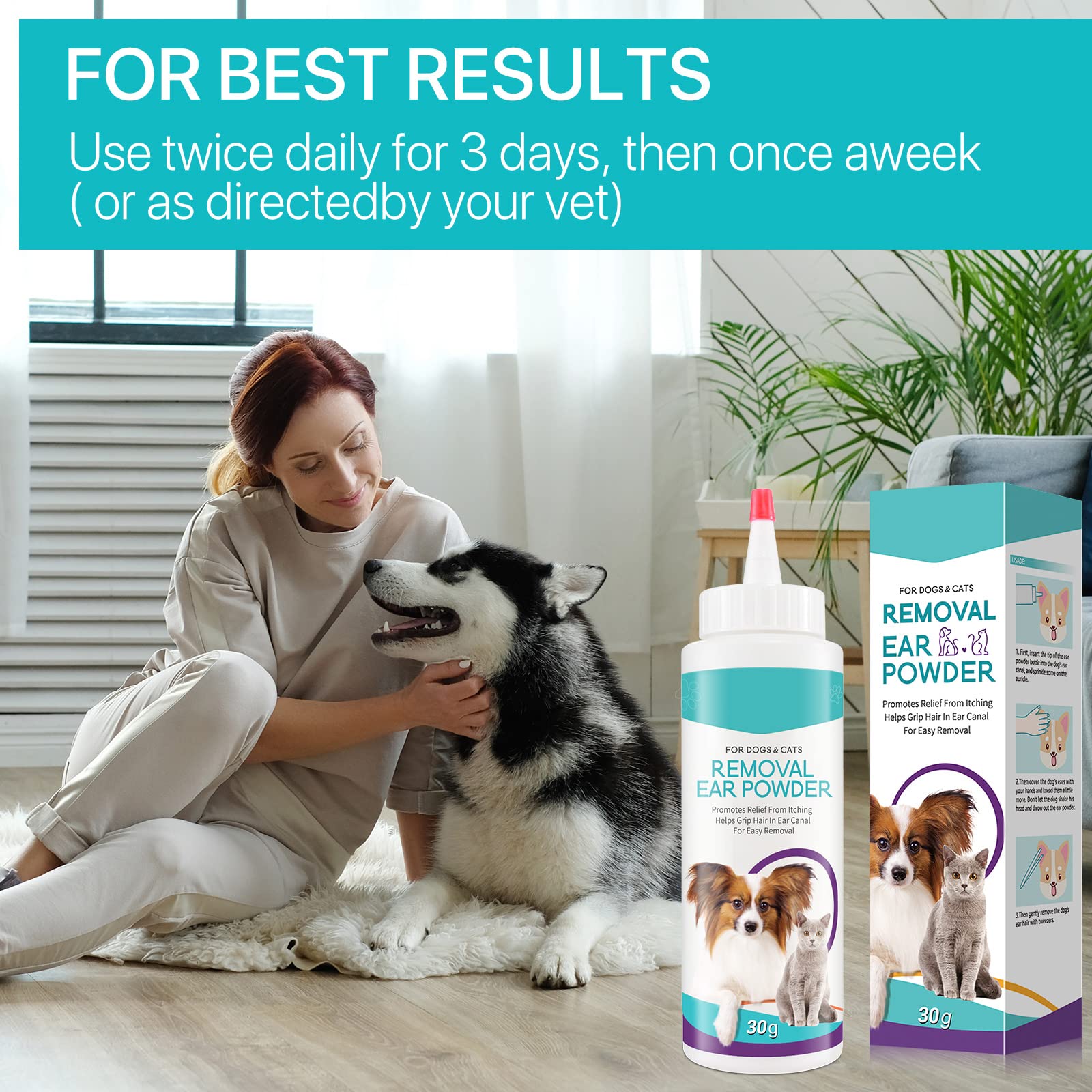 ZIXAOK family-care economy shot suggests cost-effective, time-saving pet ear care.