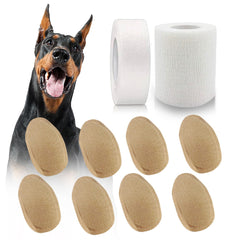 Ziyue doberman ear-posting kit assembly shows gentle components for comfortable setup