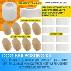 Ziyue doberman ear-posting kit with tape rolls included supports secure, easy application