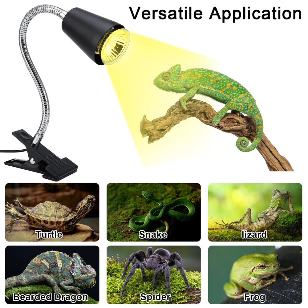 ZJNBMTFY E27 bulb-compatible reptile light simplifies upgrades