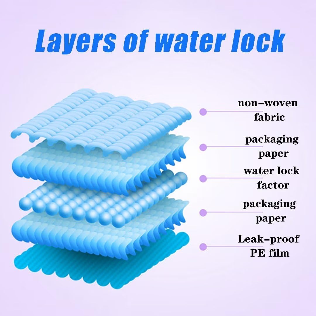ZJYXJK absorbent middle layer captures liquids quickly for dry surfaces.